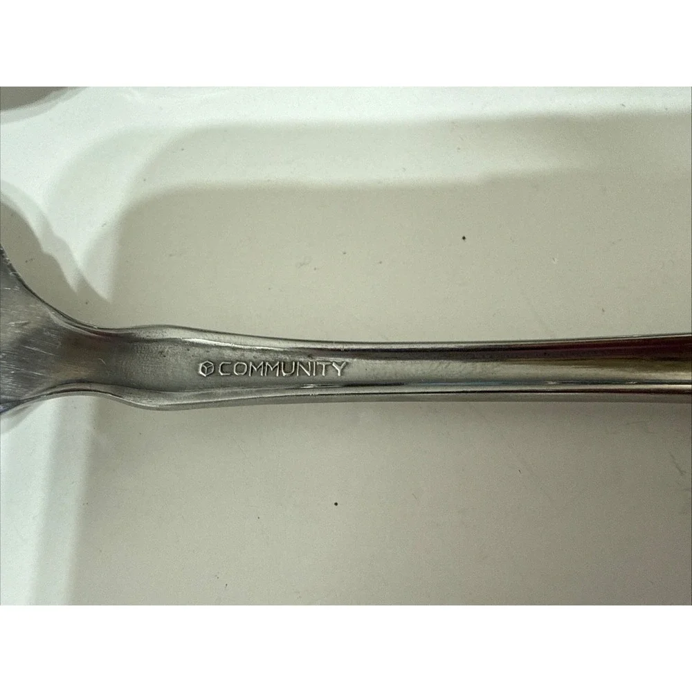 Oneida Community TENNYSON Stainless Heirloom Glossy Silverware 3 Pcs Retired LOT
